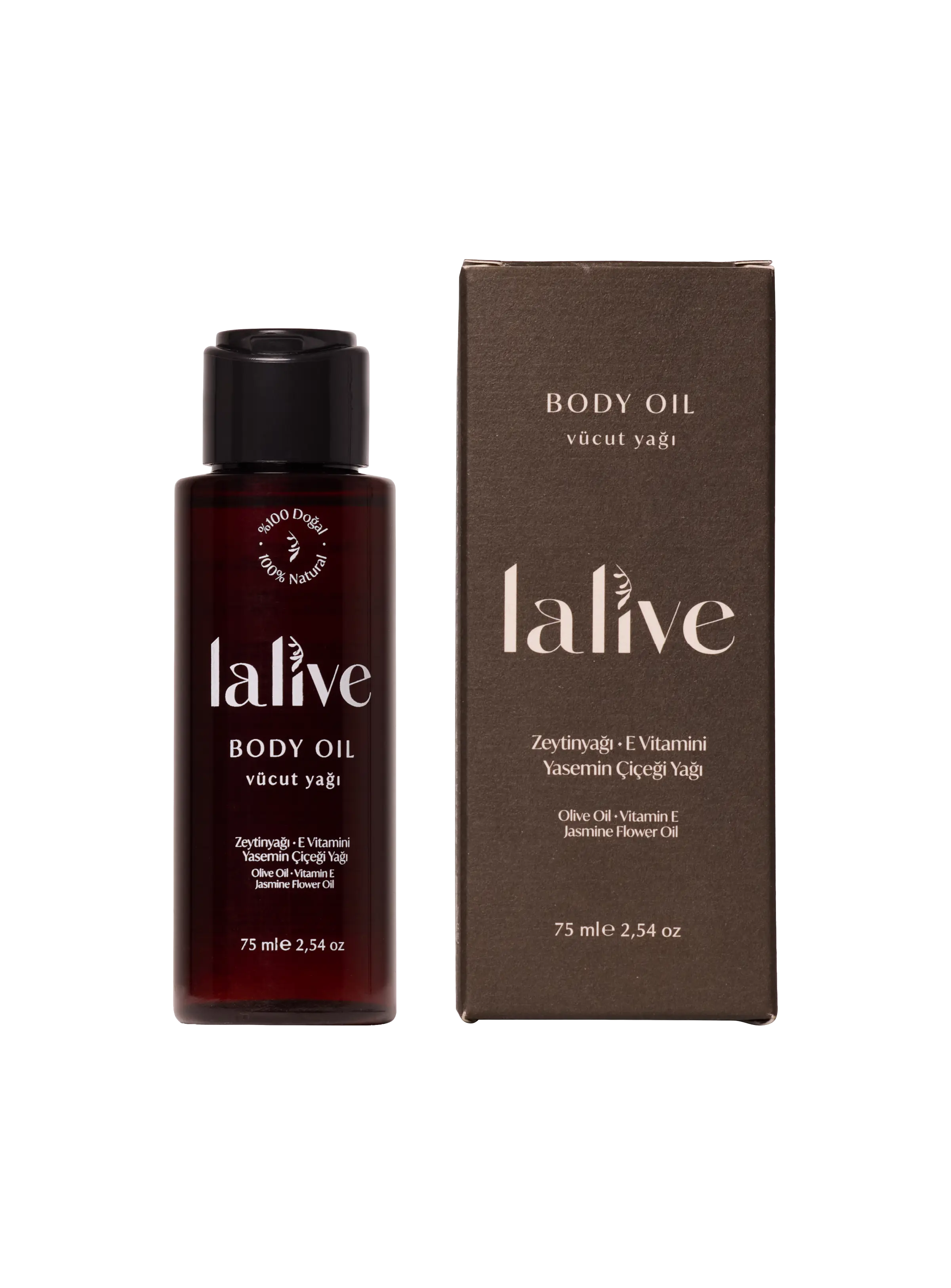 Lalive Seyahat Boy Vücut Bakım Yağı 75 ML