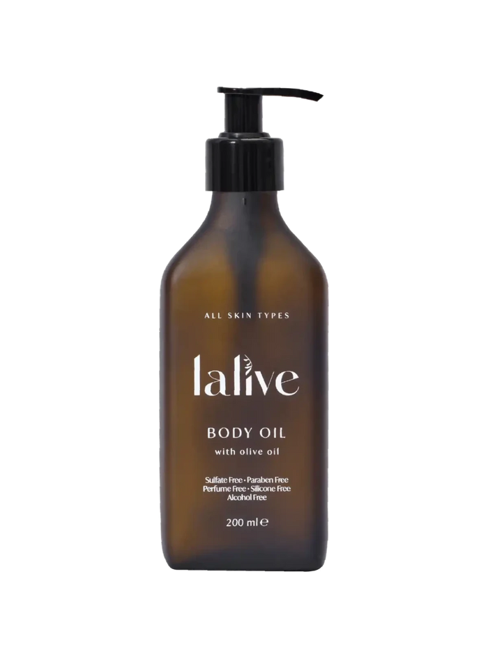 Lalive Vücut Bakım Yağı 200 ML - zeytinyağı ve E vitaminli doğal nemlendirici